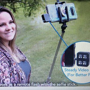 x2 -NEW Selfie Expandable Monopod w/Shutter Button